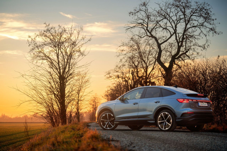 test: audi q4 sportback 45 e-tron quattro, familie schick