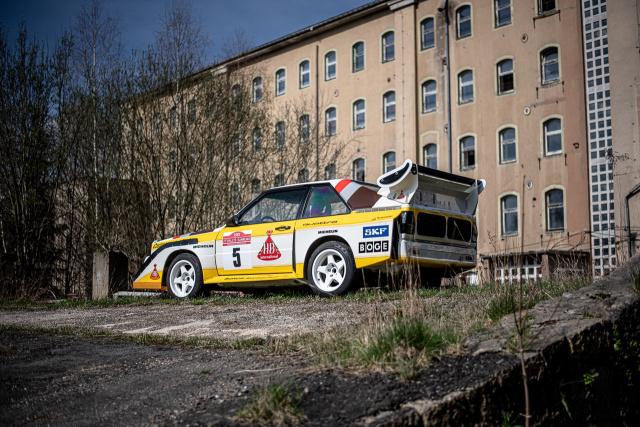 history channel - das audi-einhorn der rallye geschichte als s1 replika mit 500 ps