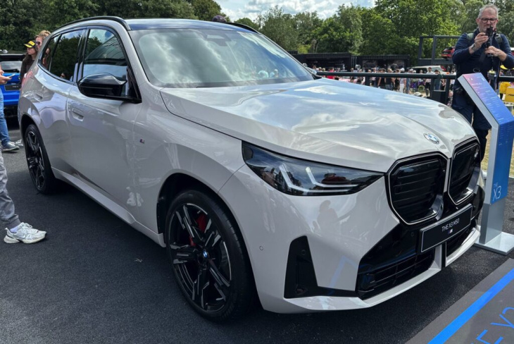 goodwood fos: live-fotos zum bmw x3 m50 g45 in dune grey