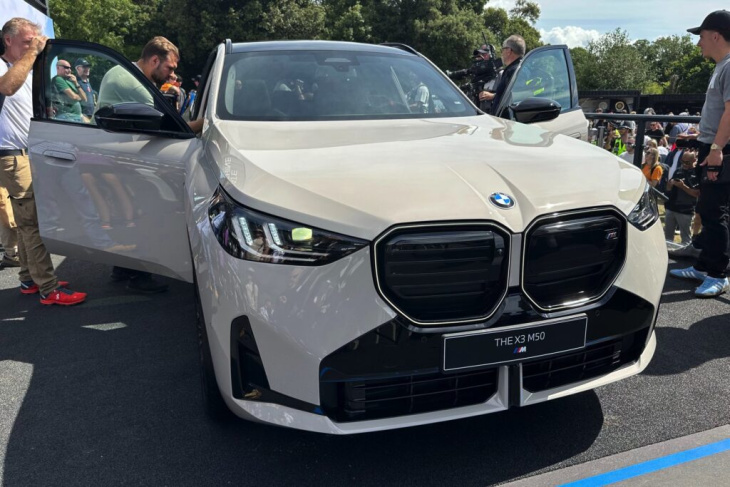 goodwood fos: live-fotos zum bmw x3 m50 g45 in dune grey