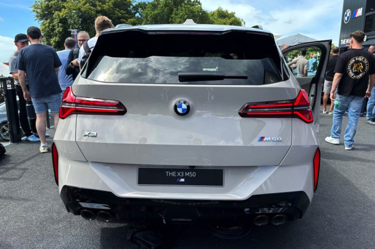 goodwood fos: live-fotos zum bmw x3 m50 g45 in dune grey