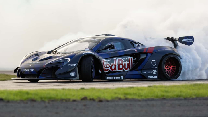 mclaren p1 gtr driftauto mit 1.000 ps-wankelmotor, noch fragen?