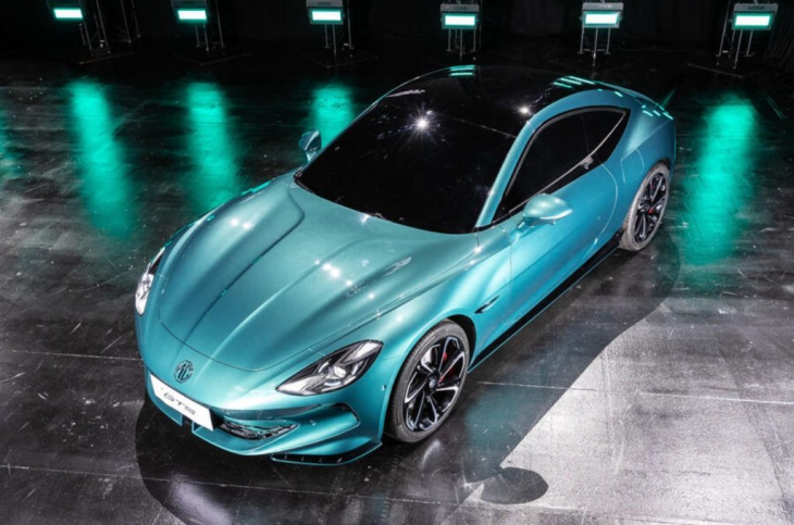 mg enthüllt das cyber gts concept, die coupé-version des cyberster.