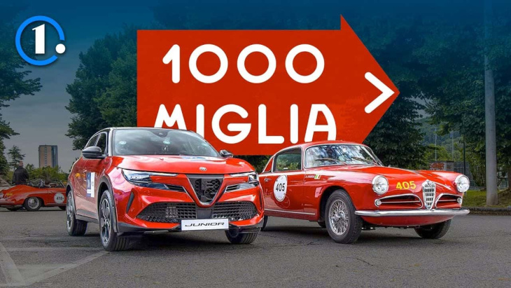 ich fuhr die 1000 miglia mit dem neuen alfa romeo junior