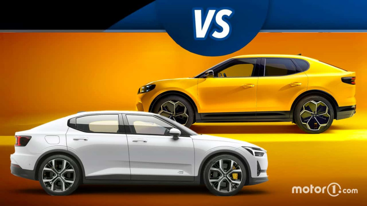 ford capri (2024) vs. polestar 2: frappante ähnlichkeit