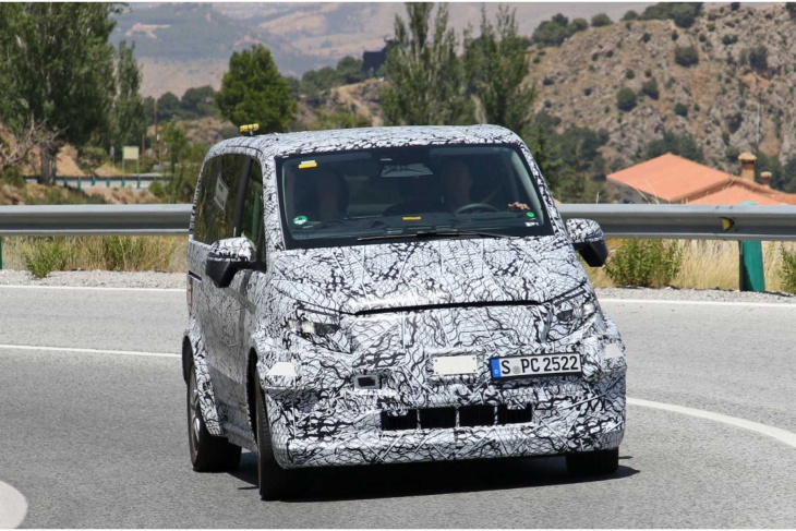 fotostrecke: neuer mercedes evito auf ersten testfahrten gesichtet