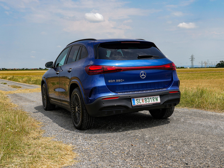 mercedes eaq 250+ österreich edition im test