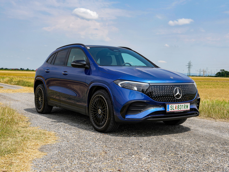 mercedes eaq 250+ österreich edition im test