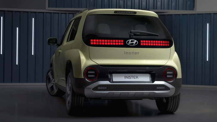 hyundai inster (2024): abmessungen und kofferraum