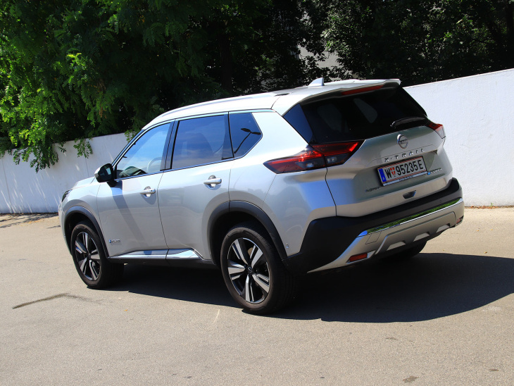 nissan x-trail tekna+ 1,5 vc-t e-power e-4orce im test