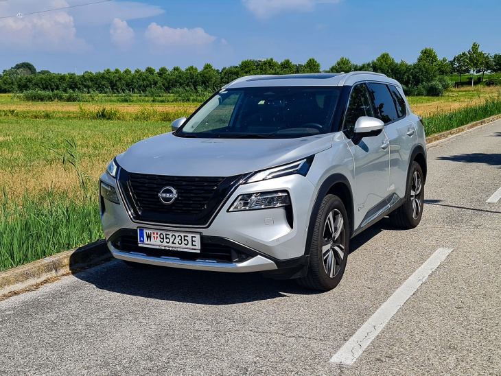 nissan x-trail tekna+ 1,5 vc-t e-power e-4orce im test