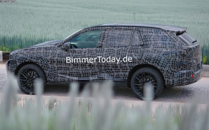 bmw x5 g65: erlkönig-video zeigt ganze prototypen-flotte