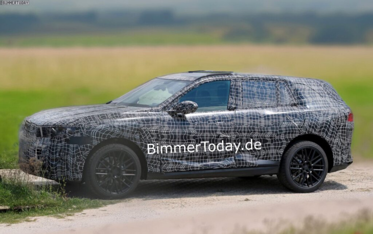 bmw x5 g65: erlkönig-video zeigt ganze prototypen-flotte