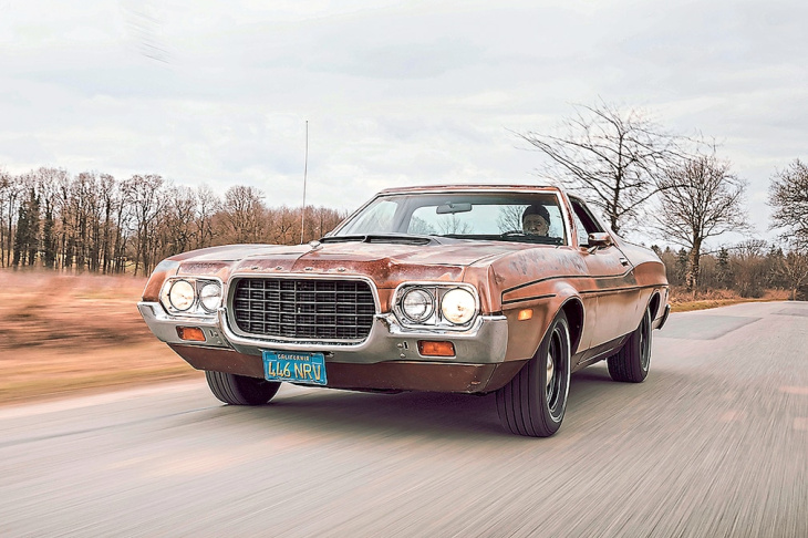 ford ranchero gt (1972), chevy el camino ss (1971): test