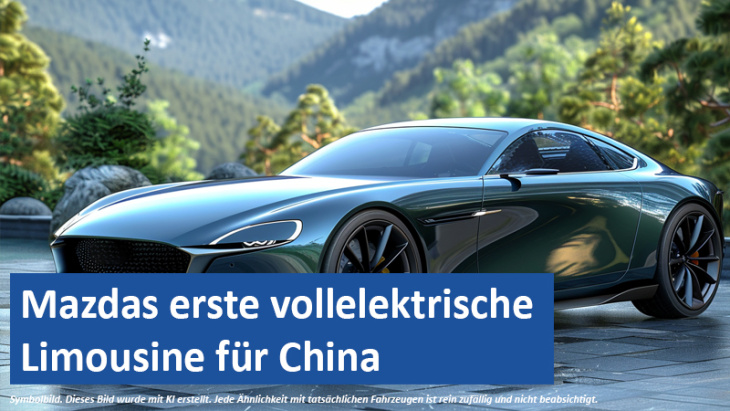 mazdas erste vollelektrische limousine für china