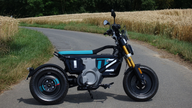 will viel, kann wenig: test e-motorrad bmw ce 02​