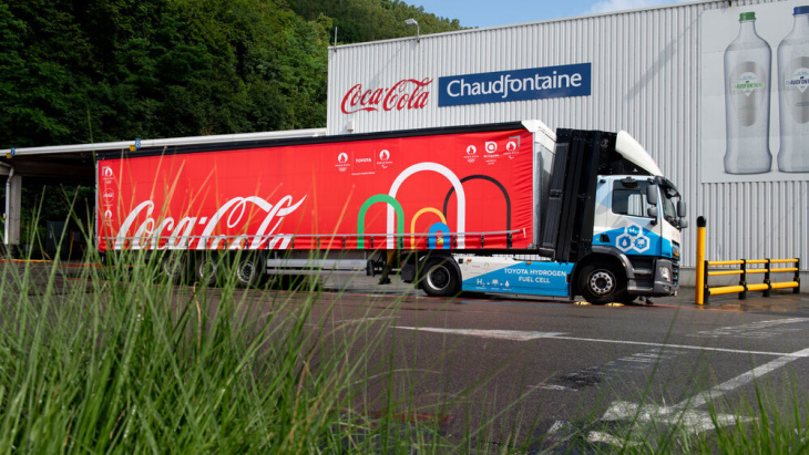 toyota, air liquide und coca-cola starten pilotprojekt für brennstoffzellen-lkw