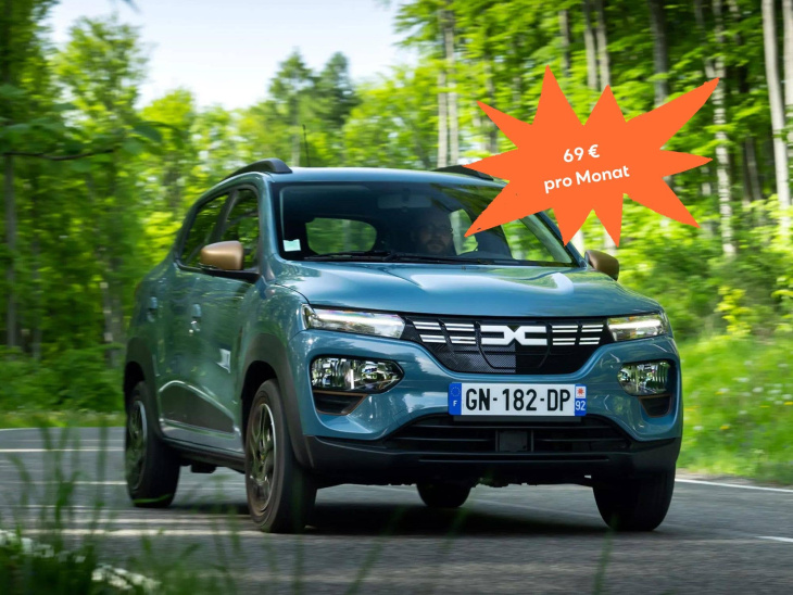 dieses e-auto kostet nur 69 euro im monat: leasing-knüller zum dacia spring