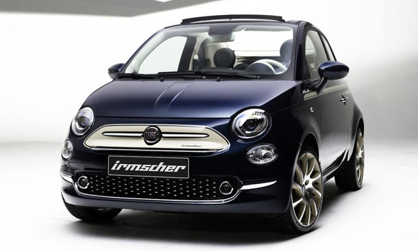 verbrenner, tuning, newsletter, news, kleinstwagen, dreizylinder-motor, cabrio, fiat, fiat 500, fiat 500c: irmscher-tuning in handarbeit