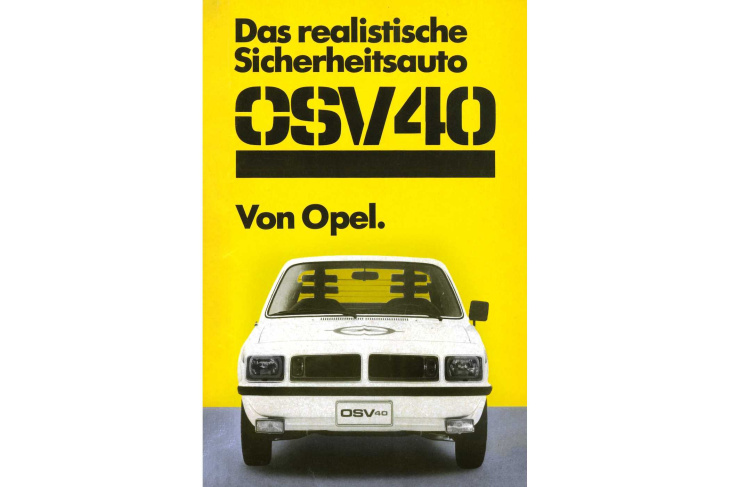 fotostrecke: rückblick: vor 50 jahren – das opel safety vehicle setzt neue sicherheitsstandards