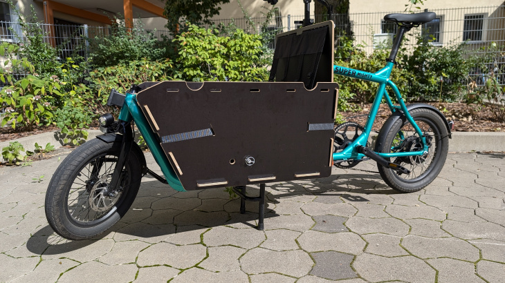 super mighty: kompaktes cargobike mit turbo-boost