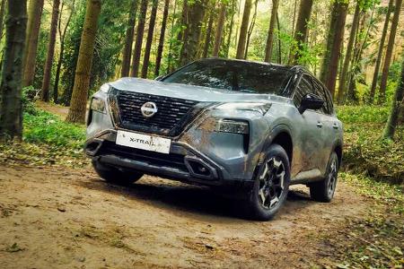 nissan macht den x-trail schmutzig