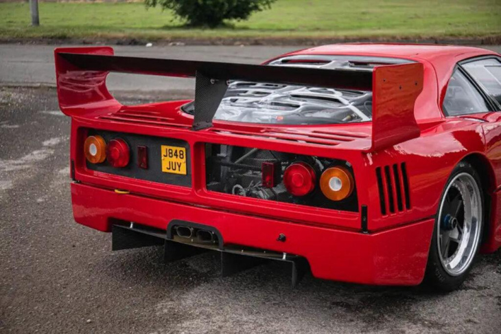 unglaublicher ferrari f40 mit v12 von simpson motorsport!