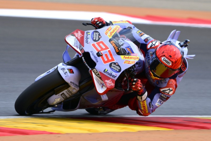 motogp-sprint aragon: marc marquez siegt souverän, bagnaia nur neunter