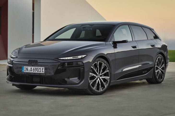 bild-vergleich: audi a6 avant e-tron 2024 trifft bmw i5 touring