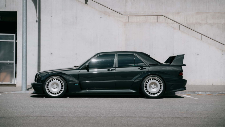 der mercedes 190e evo ii ist wieder da. danken sie dem amg-gründer