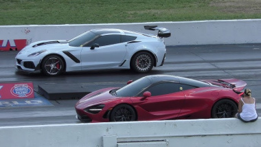 VIDEO – Chevy Corvette ZR1 tritt gegen Cadillac CTS-V und McLaren 720S an: Überraschende Ergebnisse