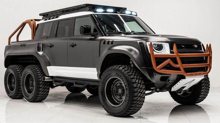 unglaublich: apocalypse world ender 6×6 auf basis land rover defender!