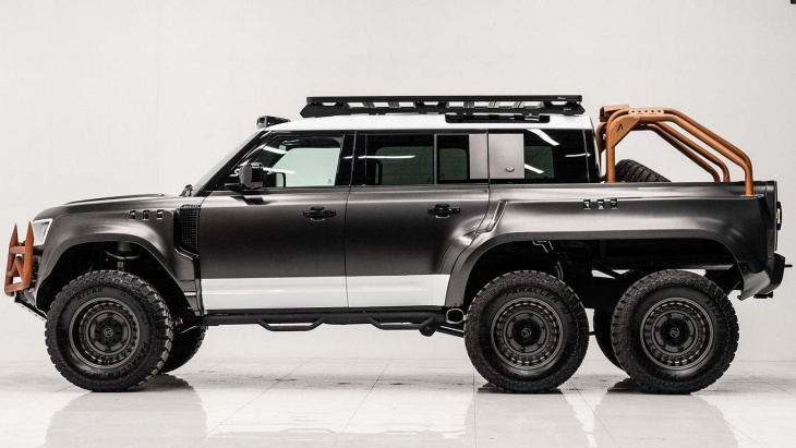 unglaublich: apocalypse world ender 6×6 auf basis land rover defender!