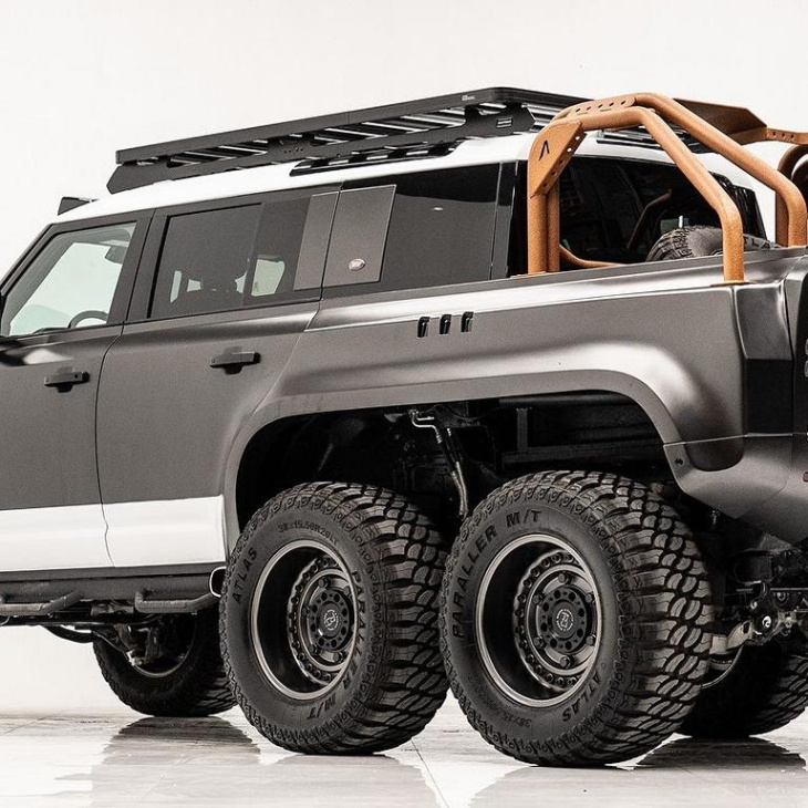 unglaublich: apocalypse world ender 6×6 auf basis land rover defender!