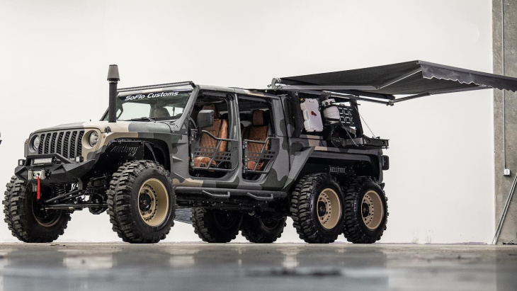 unglaublich: apocalypse world ender 6×6 auf basis land rover defender!