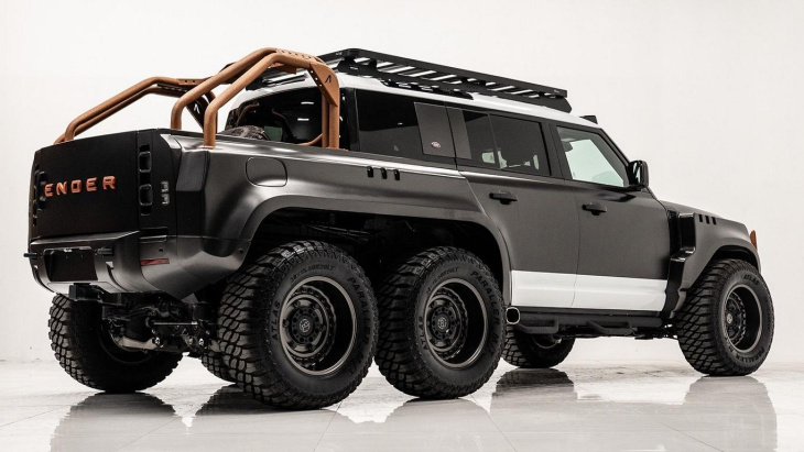 unglaublich: apocalypse world ender 6×6 auf basis land rover defender!