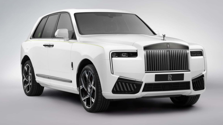 rolls-royce spectre semaphore: knallgelbes, strahlendes unikat