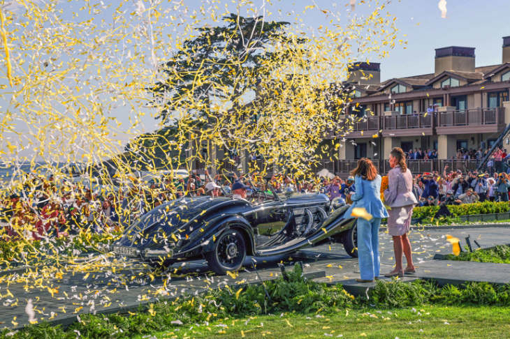 alter sterne-glanz und zwei mercedes-premieren am pebble beach