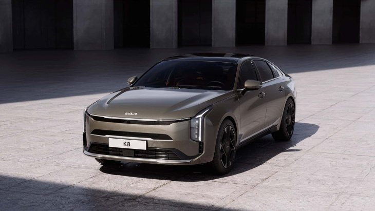 der neue kia k8 ist eine gewagte limousine in einer suv-welt