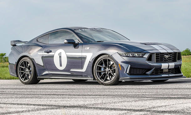 verbrenner, us-cars, tuning, sportwagen, newsletter, news, muscle cars, achtzylinder-motor, ford, ford mustang, mustang dark horse: hennessey-tuning auf 862 ps