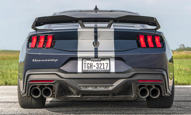 verbrenner, us-cars, tuning, sportwagen, newsletter, news, muscle cars, achtzylinder-motor, ford, ford mustang, mustang dark horse: hennessey-tuning auf 862 ps