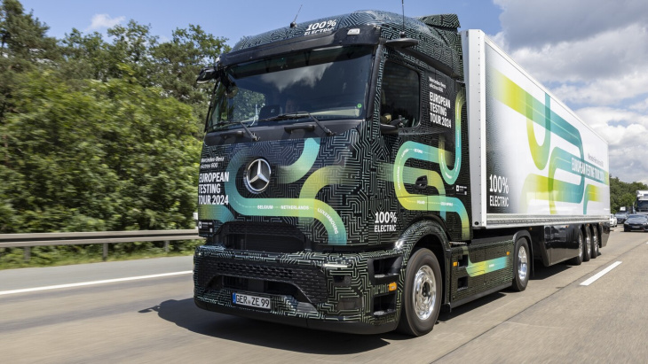 e-lkw auf europatour: mercedes-benz wagt das kilometer-experiment