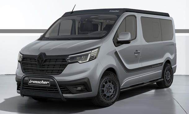 wohnmobile, wohnmobil-neuheit, vierzylinder-motor, verbrenner, tuning, transporter, newsletter, camping life, renault, renault trafic, irmscher trafic i box (2024): campingbox für vans