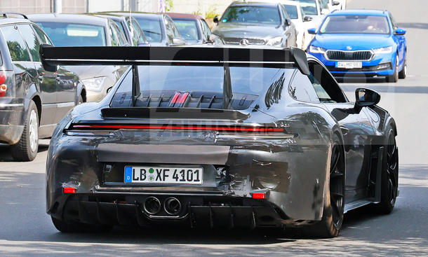 verbrenner, supersportwagen, sportwagen, sechszylinder-motor, newsletter, neuheiten, erlkönige, porsche, porsche 911, porsche 911 gt3 rs facelift (2025): erste fotos & infos!