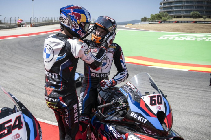 bmw: positive signale bei van der mark und gerloff, redding bleibt sorgenfall