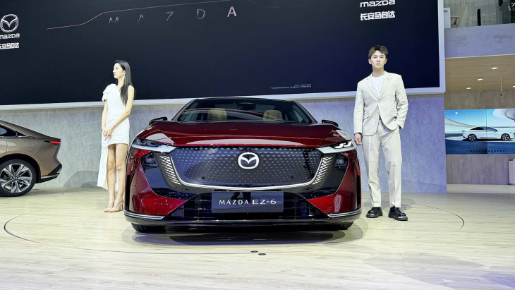 mazda ez-6: neue elektro-limousine soll auch nach europa kommen