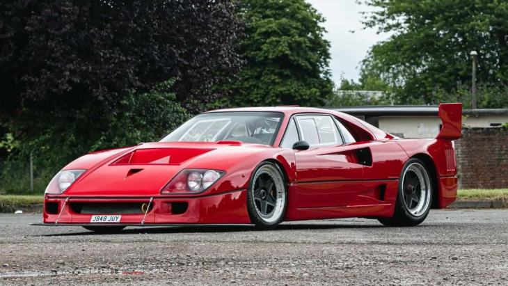 der einzige ferrari f40 mit v12 steht zur versteigerung an