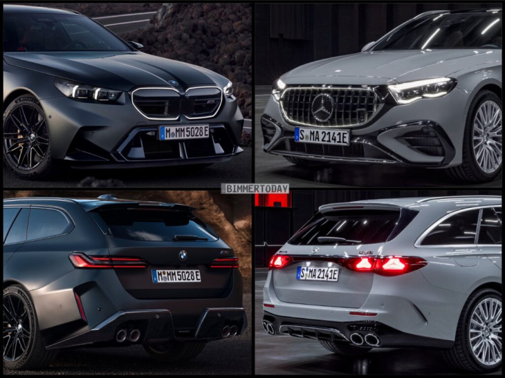 bild-vergleich: bmw m5 touring trifft mercedes-amg e 53 t