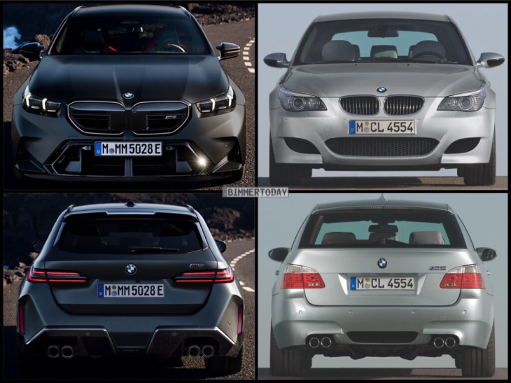 v10 trifft v8-hybrid: bmw m5 touring e61 & g99 im vergleich