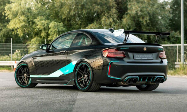 verbrenner, tuning, sechszylinder-motor, newsletter, news, kompaktsportler, coupé, bmw 2er, manhart mh2 700: bmw m2 competition mit 715 ps